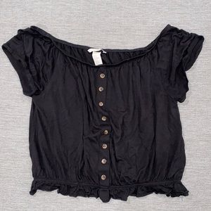 H&M off the shoulder crop top size medium